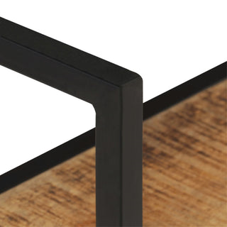 Vidaxl Wall Shelf 23.6"X7.9"X33.5" Rough Mango Wood