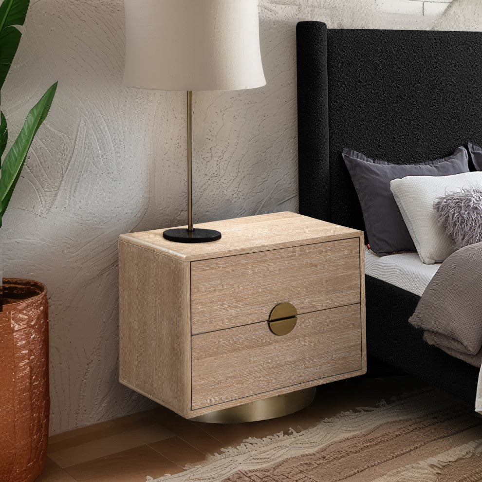 Wade Night Stand / Side Table, Natural