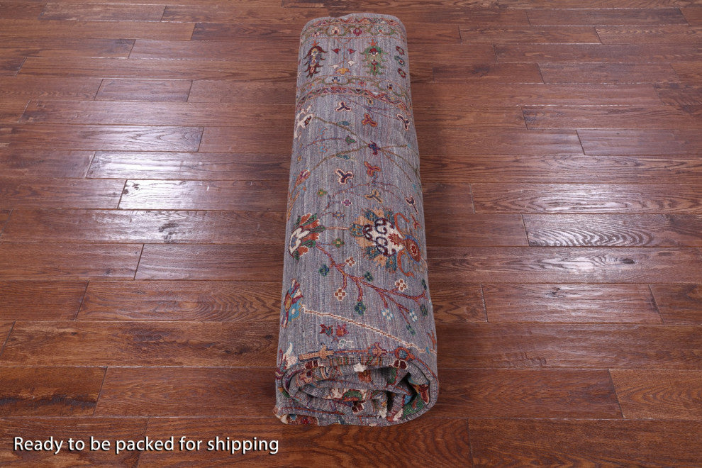 9' 1" X 12' 3" Handmade Persian Tabriz Rug - Q12528