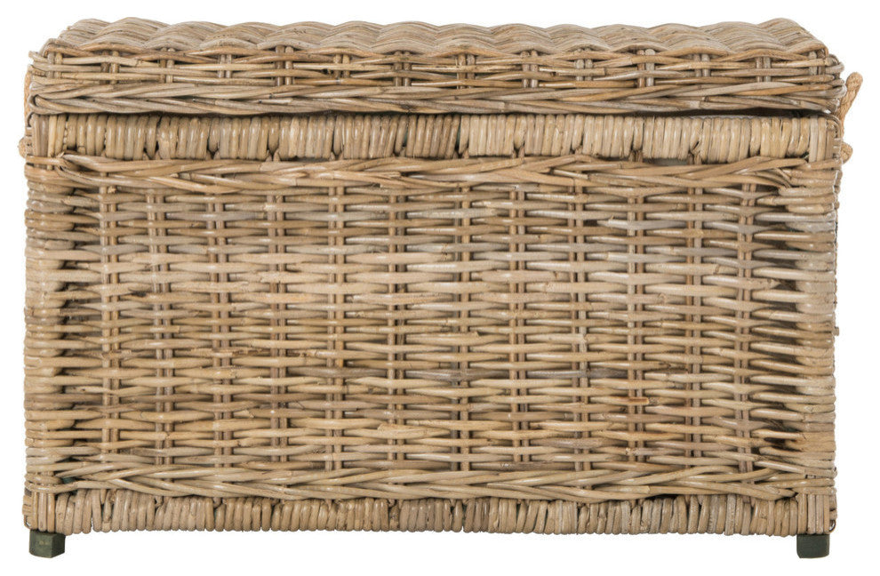 happimess Jacob 30" Wicker Storage Trunk, Natural