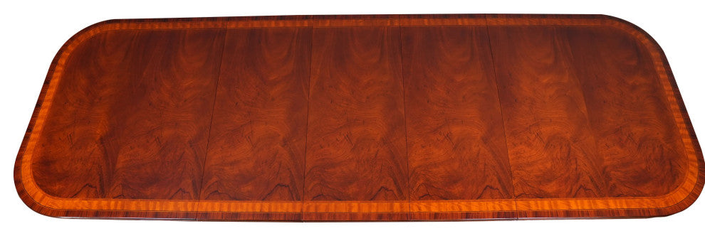Banded Mahogany Dining Table