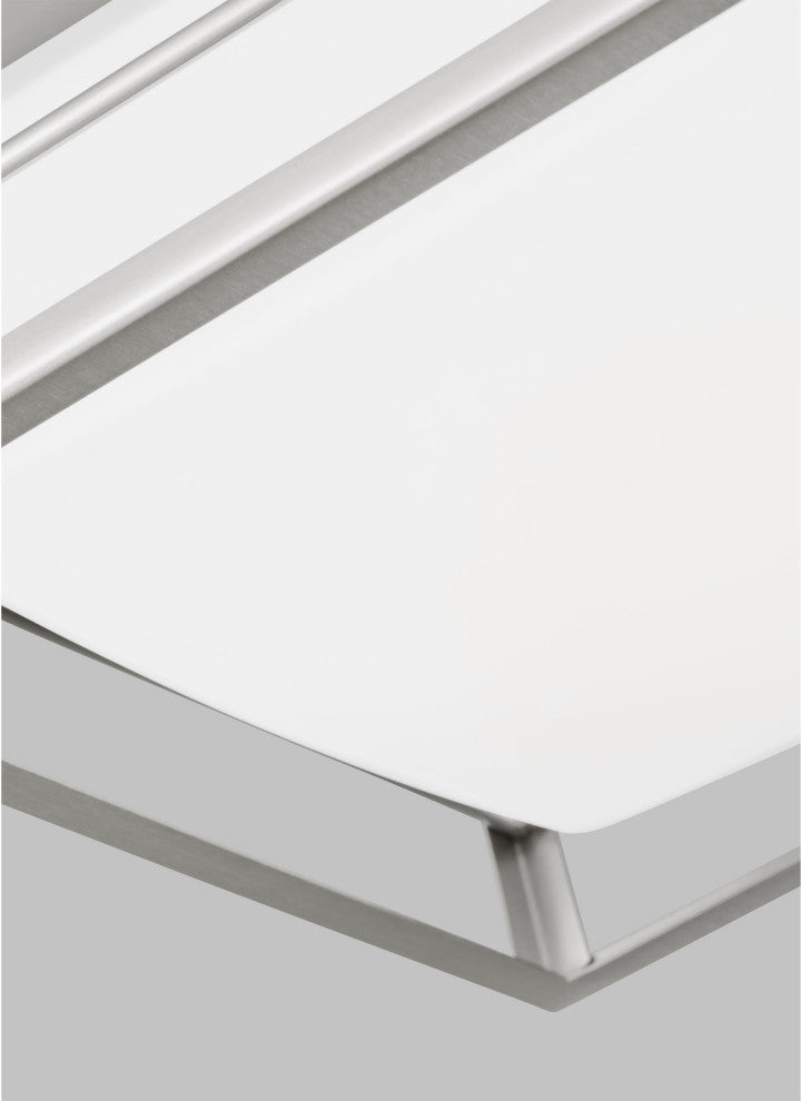 Dearborn Small LED Ceiling Flush Mount, Brushed Nickel