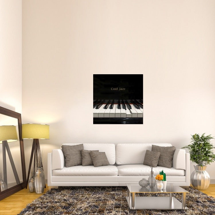 "Cool Jazz" Stretched Canvas Giclee by Steven Hill, 40x40"