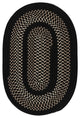 Colonial Mills Deerfield DF41 Onyx Traditional Area Rug, Oval 2'x8'