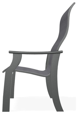 St. Catherine Sling Outdoor Armchair, Augustine Pewter/Graphite