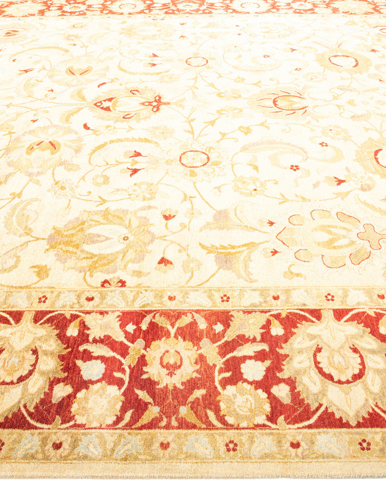 Mogul, One-of-a-Kind Hand-Knotted Area Rug Ivory, 8'4"x10'3"