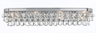 Calypso 8-Light Bathroom-Vanity Light, Polished Chrome