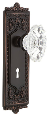 Egg and Dart With Keyhole Single Dummy Chateau Door Knob