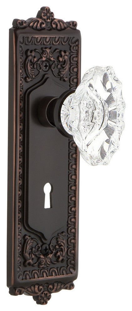 Egg and Dart With Keyhole Single Dummy Chateau Door Knob