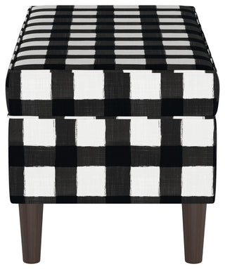 Storage Bench, Buffalo Square Black