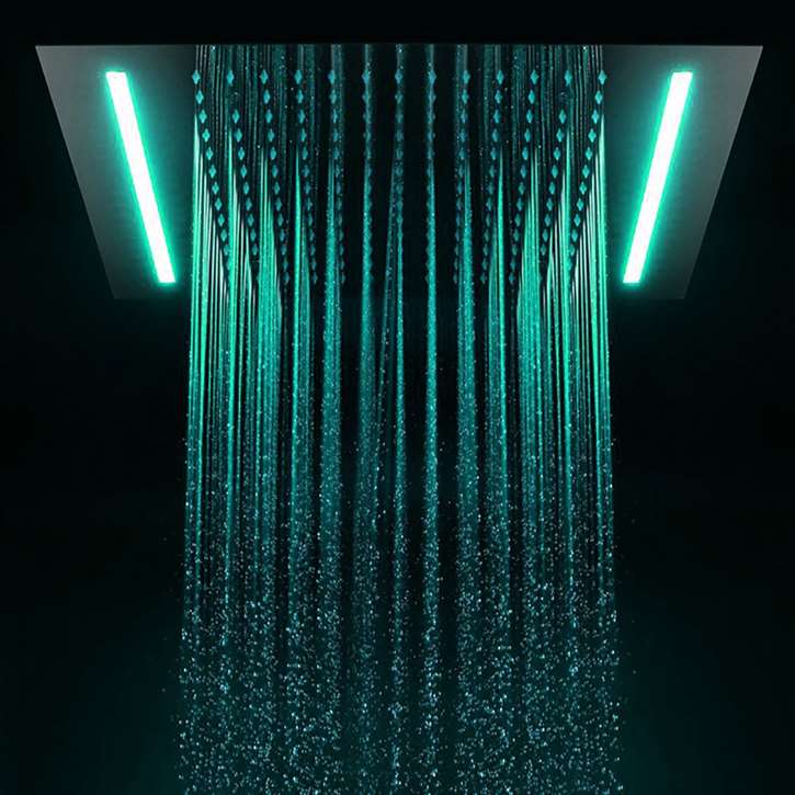 Fontana Showers Smart LED Touch Control Rainfall Shower Head With Hand Shower