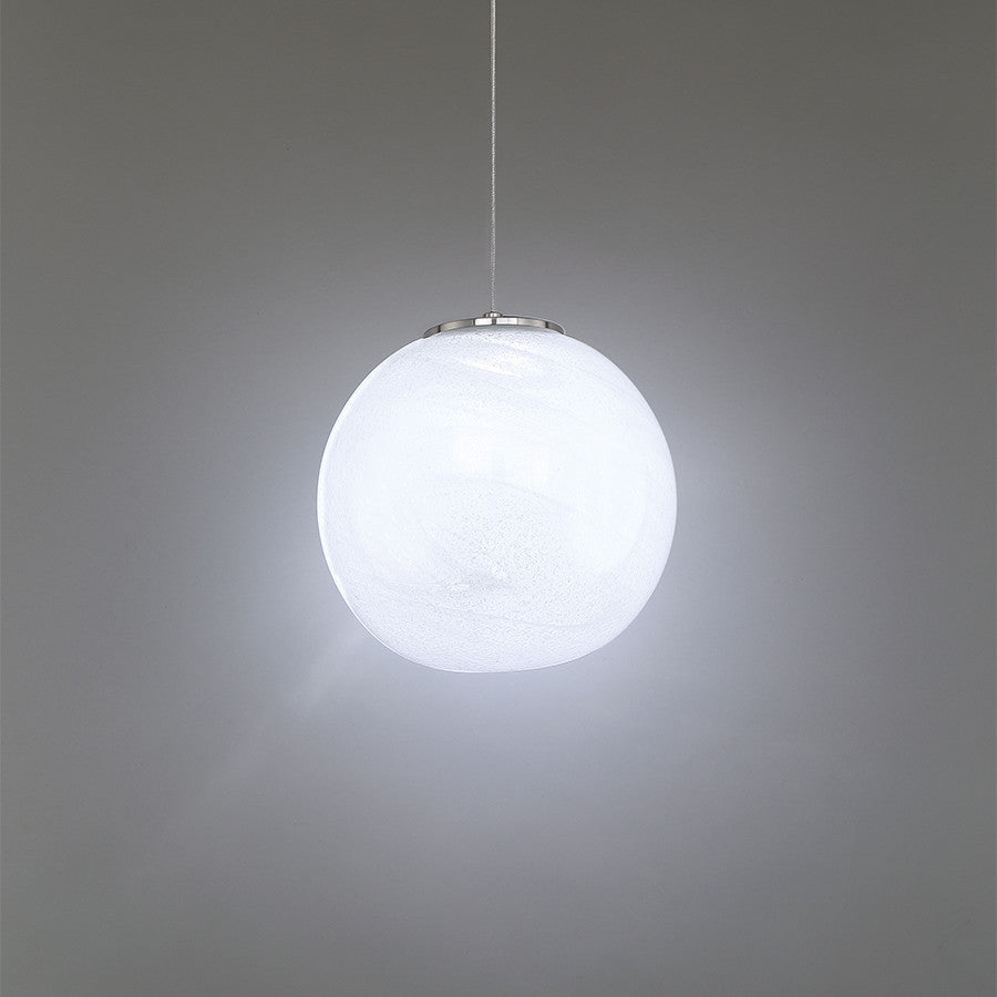 Cosmic Crystal LED Pendant 3000K, Brushed Nickel