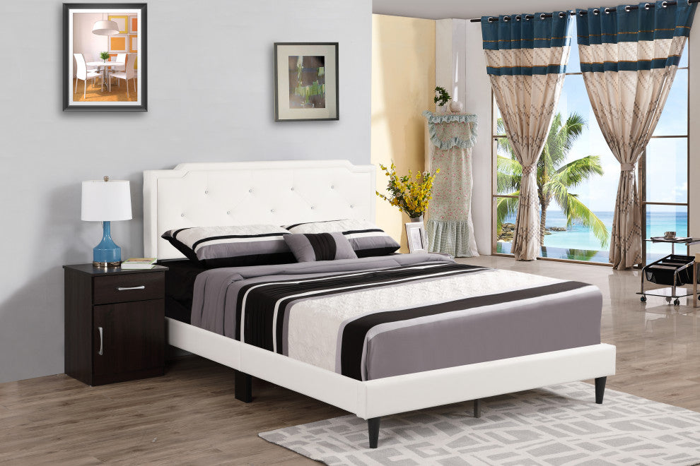 Starlight All in One Bed, White, Full
