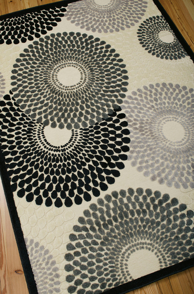 Nourison GRAPHIC ILLUSIONS 118 PARCHMENT RUG