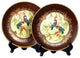 Pair of 10 Inch Diameter Parrot Decorative Plates