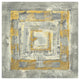 "Gold Tapestry II Gold and White" Paper Print by Albena Hristova, 20"x20"