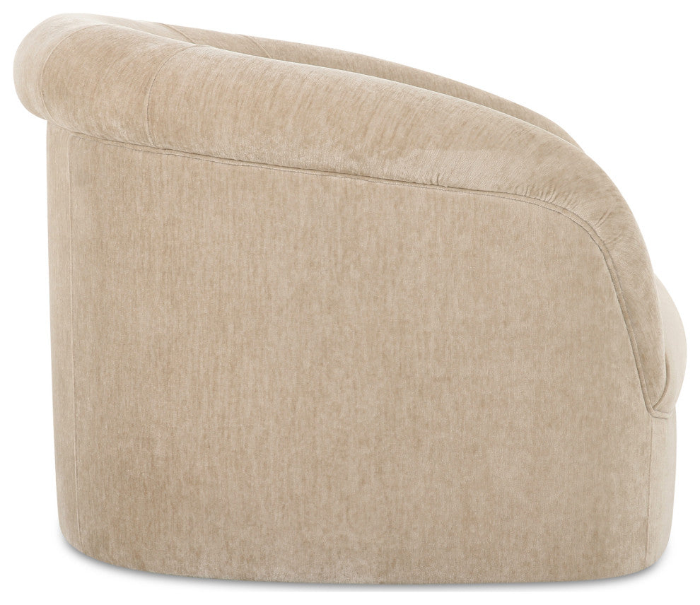 Thora White Upholstery Lounge Chair