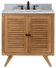 Avanity Harper Vanity Combo, Natural Teak, 30"