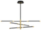 Quoizel PCAZA340MBK LED Island Chandelier, Azalea
