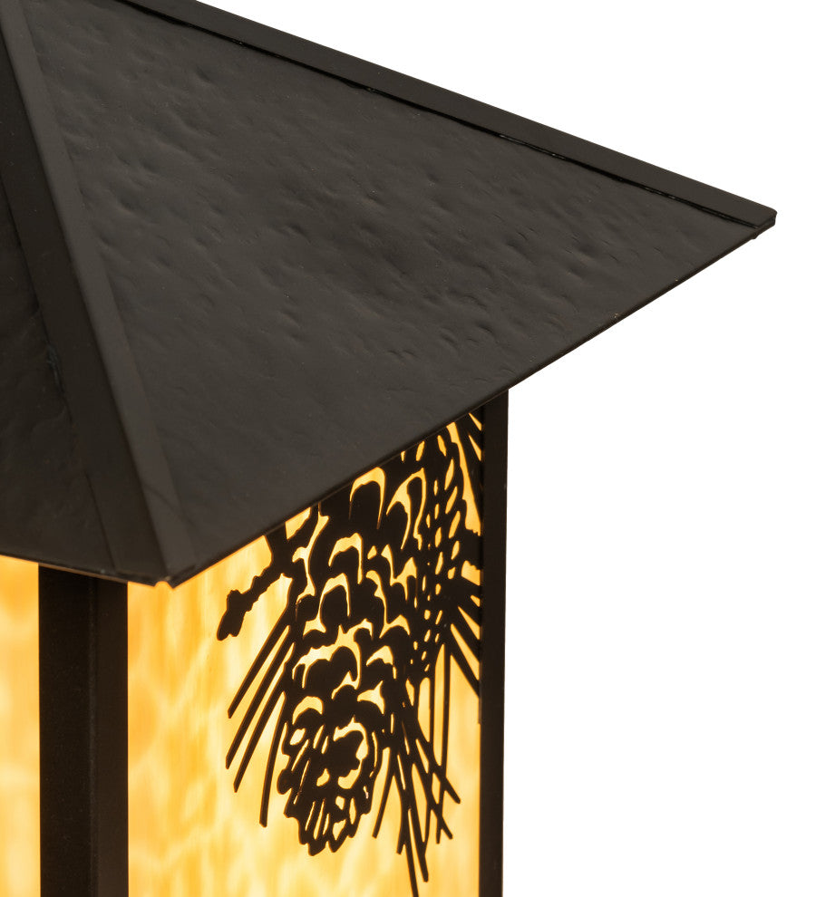 16 Square Seneca Winter Pine Pendant