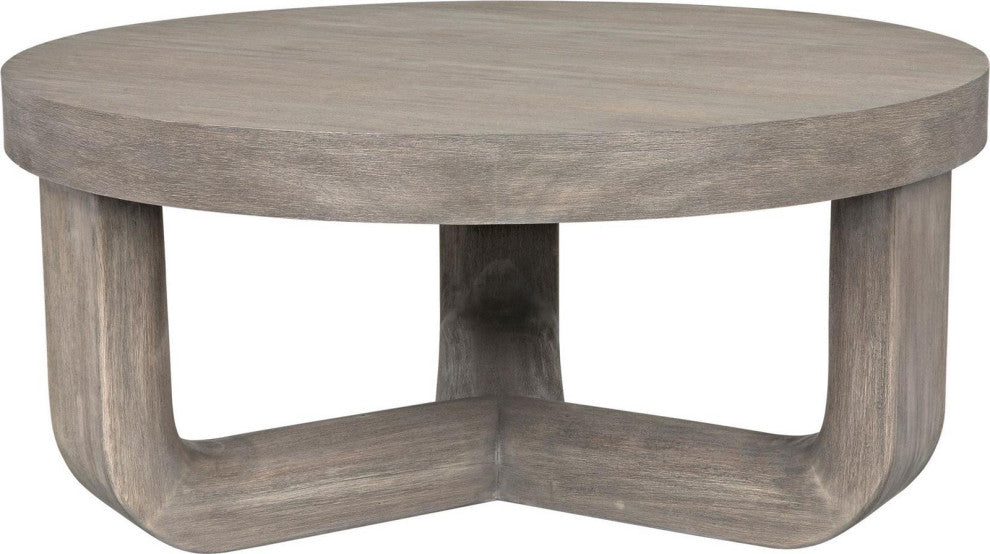 Joel Distressed Gray Mahogany Coffee Table