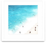 "A day at the beach" Matted and Framed, 36"  x 36"