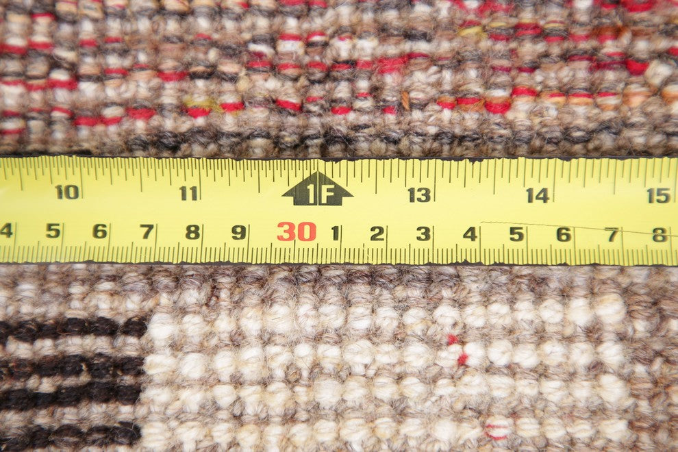 Consigned, Vintage Traditional Handmade Persian Oriental Low Pile Carpet, 3'x5'