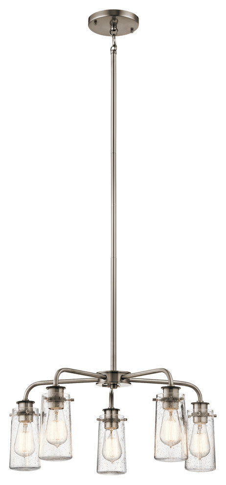 Chandelier 5-Light, Classic Pewter