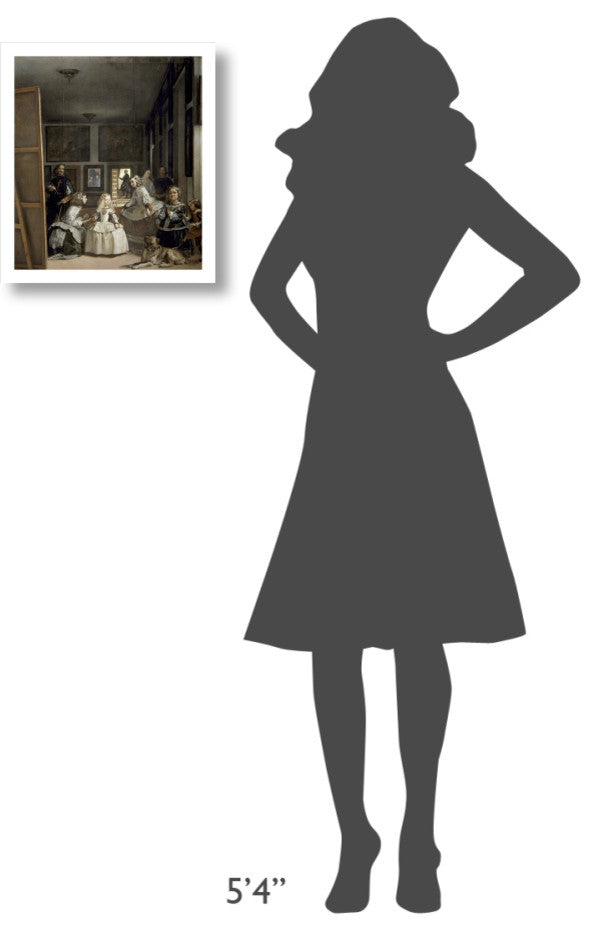 "The Family of Philip IV (Las Meninas)" Paper Print by Diego Velazquez, 16"x18"