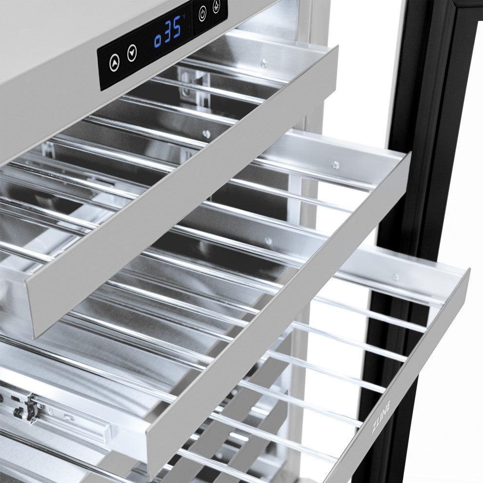ZLINE 24" Dual-Zone Wine Cooler With Panel-Ready Door