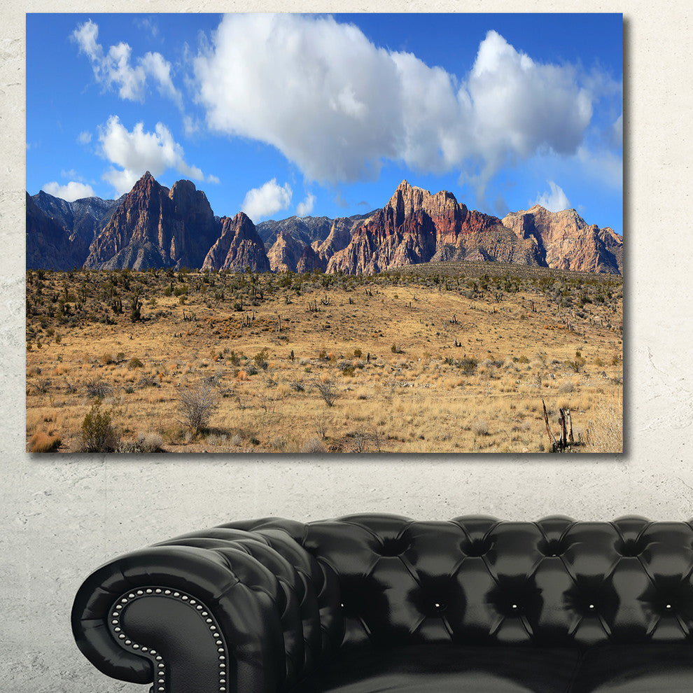 Red Rock Canyon Landscape, Landscape Canvas Art Print, 40"x30"