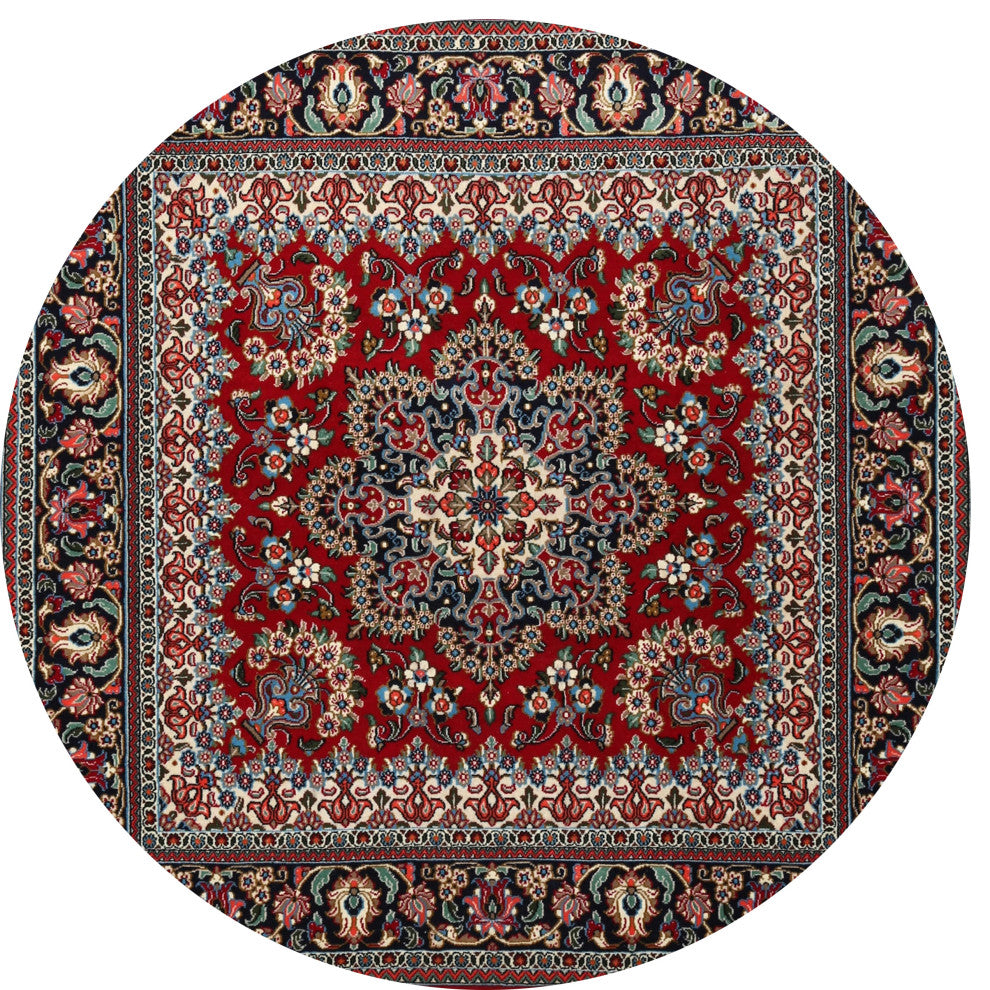 Ahgly Company Indoor Round Traditional Area Rugs, 3' Round