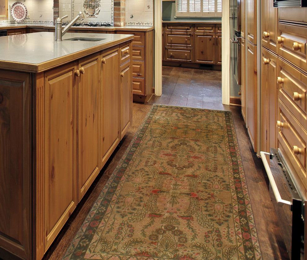 Fine Vintage Distressed Nazifa Beige Runner