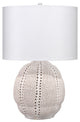 Lunar Polyresin Table Lamp, White
