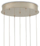 Iota Round 7-Light Multi-Drop Pendant