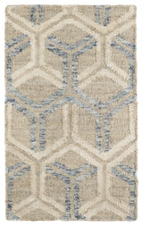Dash & Albert Tala Blue Handwoven Jute Rug, Blue, 2' x 3'