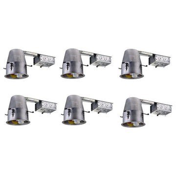 Elitco Lighting Icat4R-Gu10Led-6Pk Primo Recessed: Housing