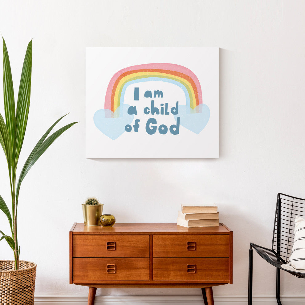 Child Of God Rainbow 24x20 Canvas Wall Art