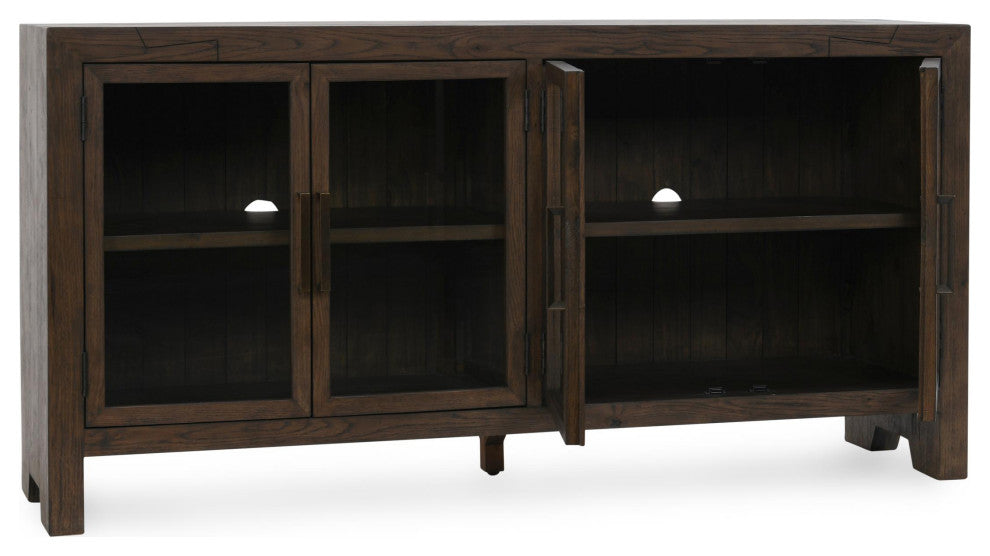 Troy 72" Reclaimed Oak Sideboard in Brown by Kosas Home