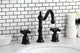 Kingston Brass Widespread Bathroom Faucet With Brass Pop-Up, Oil Rubbed Bronze