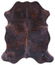 7' 1" X 6' 2" Organic Natural Hair-On Cowhide Area Rug C1482