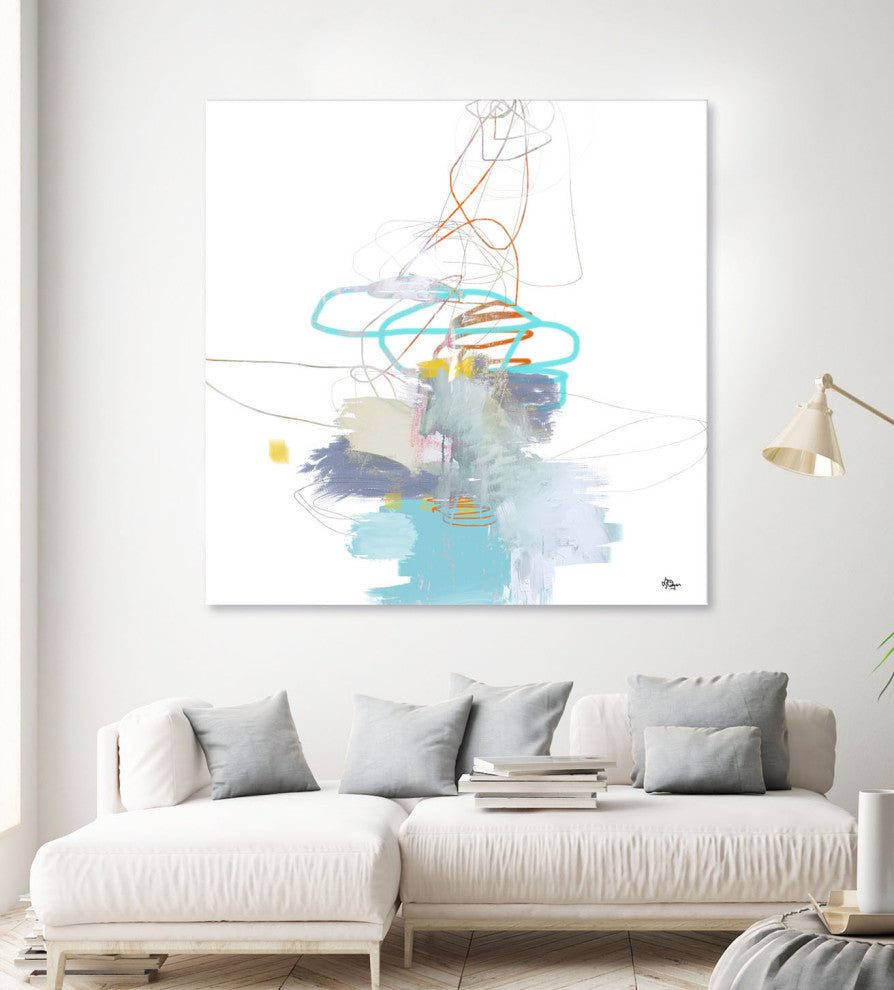 Loving Life V - 84 x 84 by Lisa Ridgers