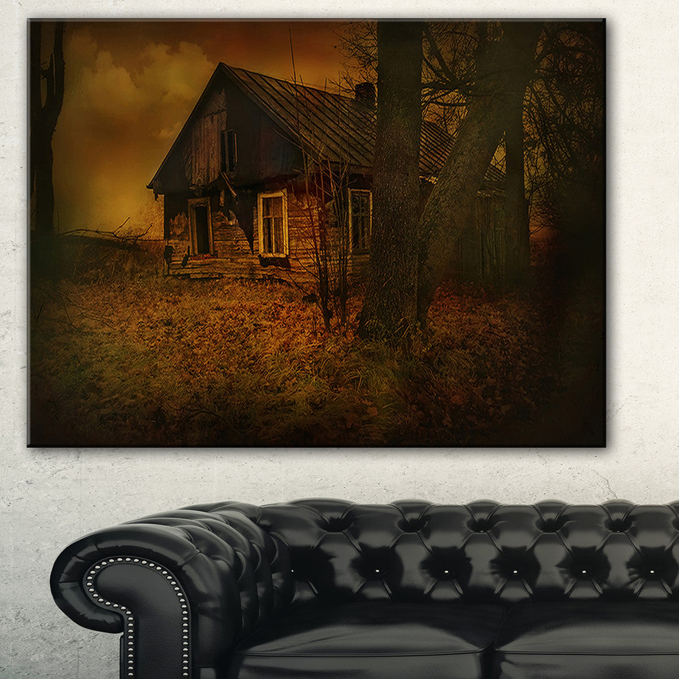 "Old House" Landscape Photography Canvas Print, 40"x30"
