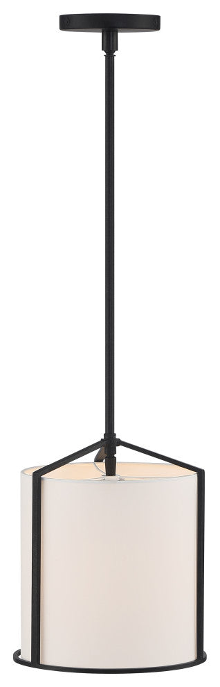 Carlyn 1 Light Black Pendant