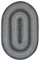 Homespice Decor - 8 x 10' Oval Flint Hill Jute Braided Rug