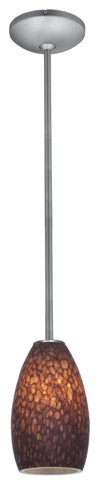 Access Lighting Champagne LED Pendant 28012-3R-BS/BRST, Brushed Steel