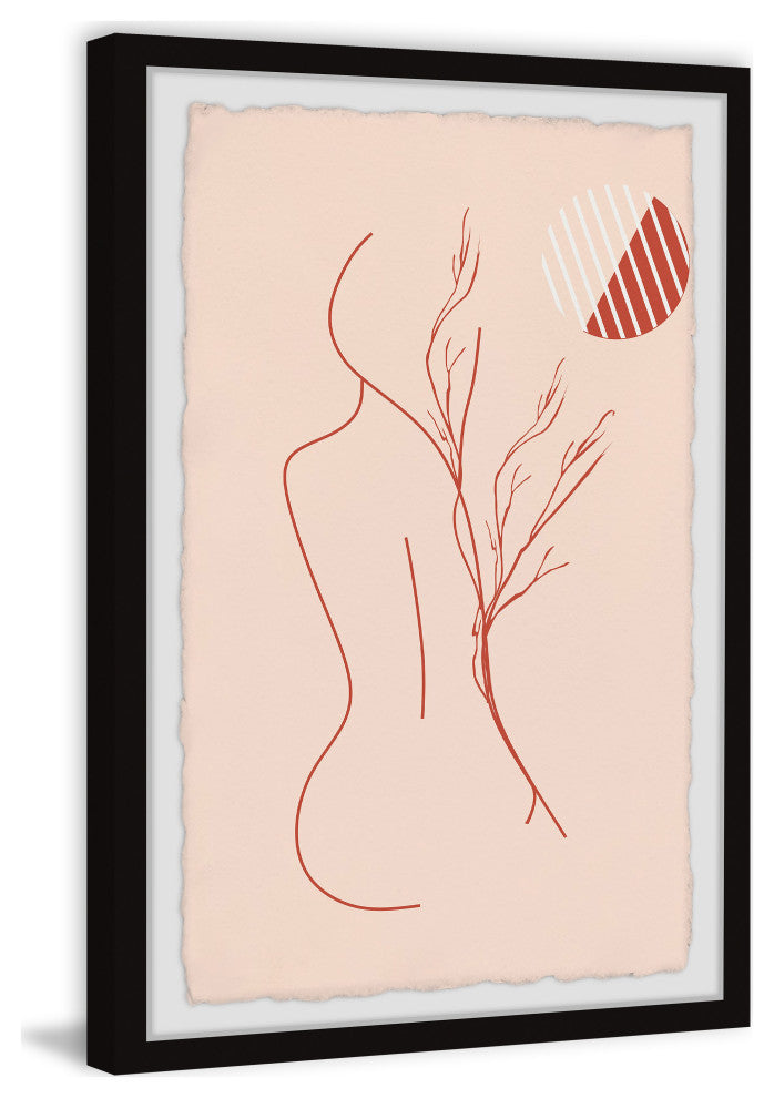 "Visions of a Girl" Framed Painting Print, 30x45