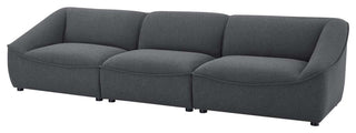 Sofa, Fabric, Dark Gray, Modern, Living Lounge Room Hotel Lobby Hospitality