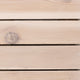 Horizontal Slat Board and Batten Exterior Shutters Pair, Whitewash, 42"