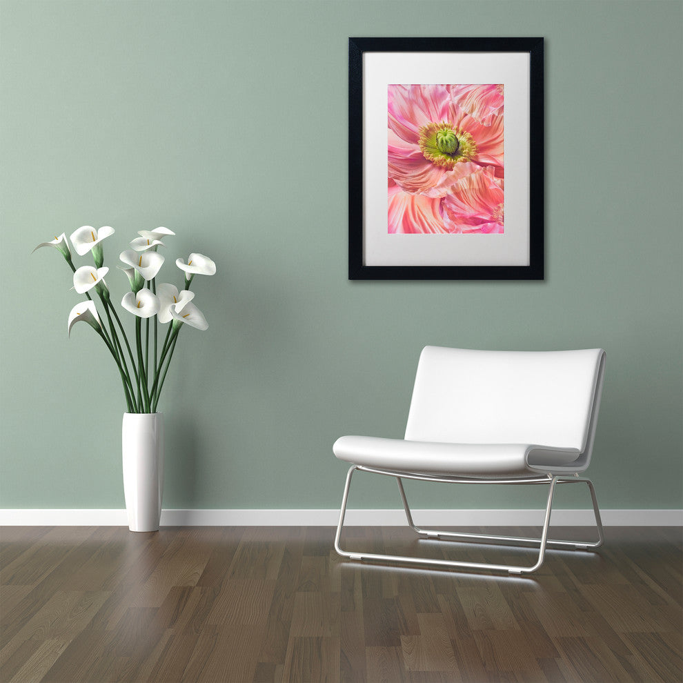 Cora Niele ''Cerise Pink Poppy'' Matted Framed Art